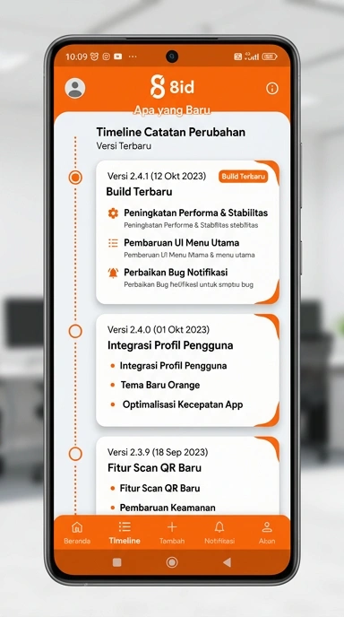 Riwayat Versi Aplikasi 8id untuk Android