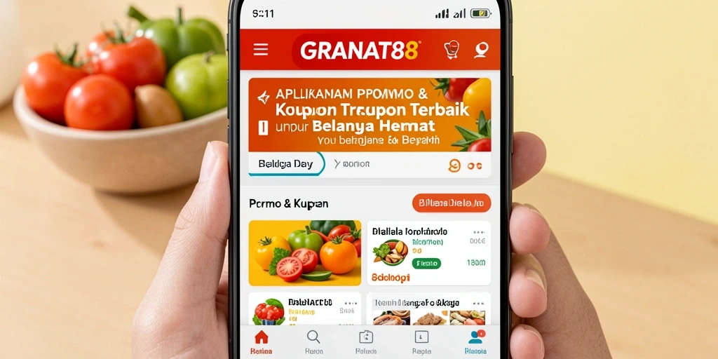 Tampilan antarmuka aplikasi GRANAT88 yang menarik dan mudah digunakan.