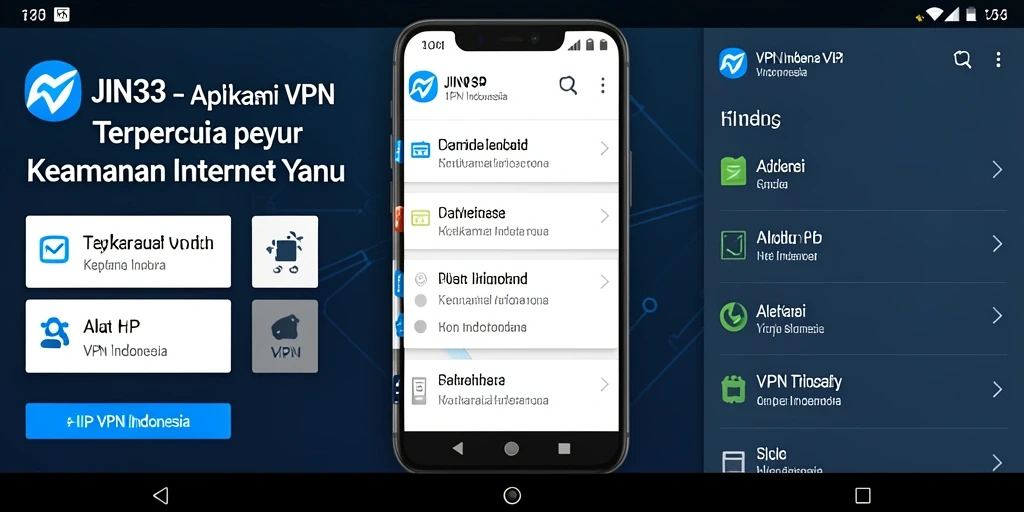 Tampilan antarmuka aplikasi JIN33 yang modern dan fungsional.