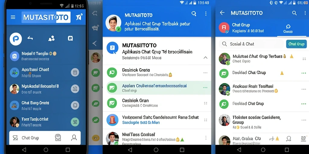 Antarmuka Chat Grup yang menarik dan interaktif di MUTASITOTO.