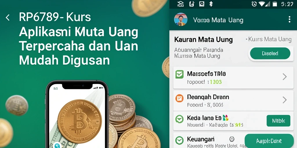 Tampilan antarmuka aplikasi Kurs Mata Uang RP6789 yang informatif.